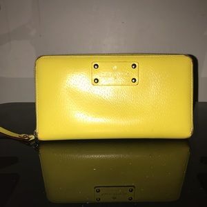Kate Spade Vibrant Yellow Wallet